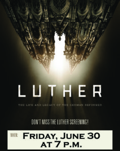 Luther the movie. Friday June 30 at 7pm.